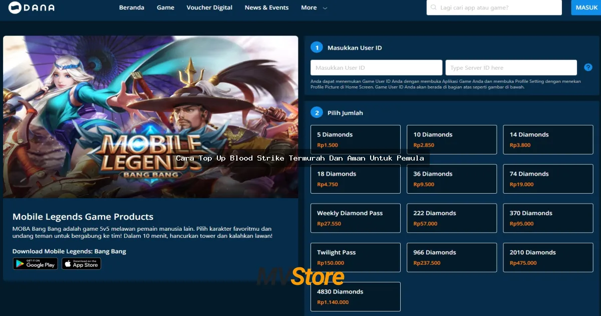 Cara Top Up Blood Strike Termurah Dan Aman Untuk Pemula