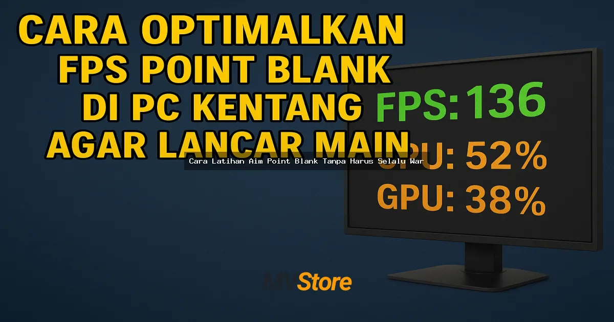 Cara Latihan Aim Point Blank Tanpa Harus Selalu War