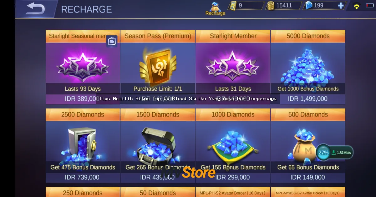 Tips Memilih Situs Top Up Blood Strike Yang Aman Dan Terpercaya