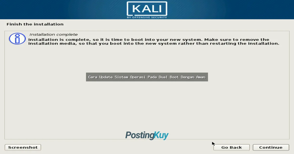 Cara Update Sistem Operasi Pada Dual Boot Dengan Aman