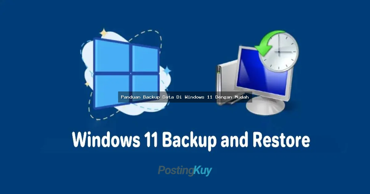 Panduan Backup Data Di Windows 11 Dengan Mudah: Jangan Sampai Data Lo Ilang!