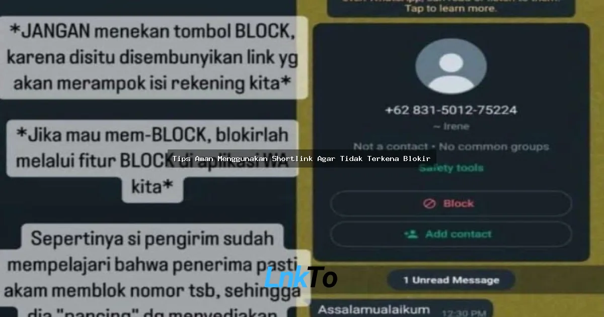 Tips Aman Menggunakan Shortlink Agar Tidak Terkena Blokir