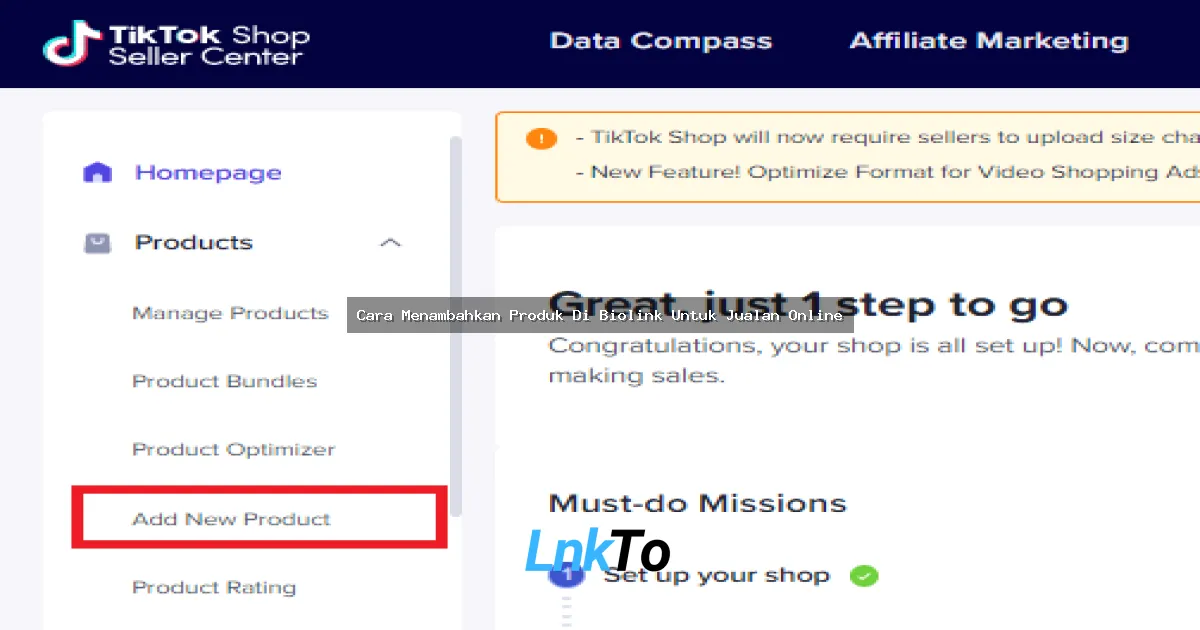 Cara Menambahkan Produk Di Biolink Untuk Jualan Online: Panduan Lengkap Step-by-Step