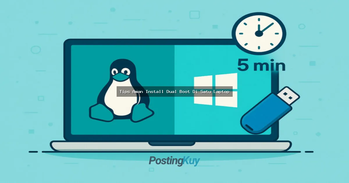 Tips Aman Install Dual Boot Di Satu Laptop: Gak Perlu Panik, Cukup Ikutin Langkah Ini!