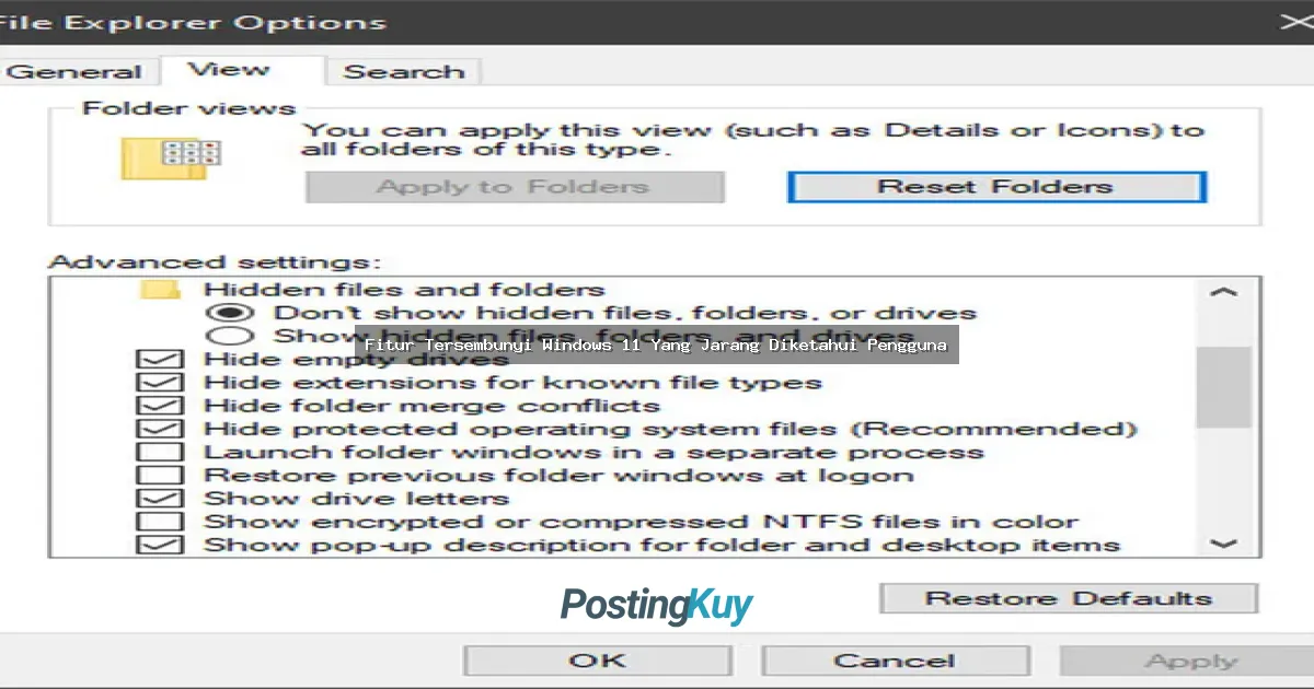 Fitur Tersembunyi Windows 11 Yang Jarang Diketahui Pengguna