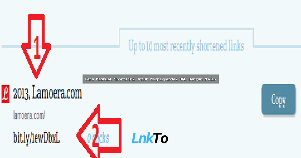 Cara Membuat Shortlink Untuk Memperpendek URL Dengan Mudah