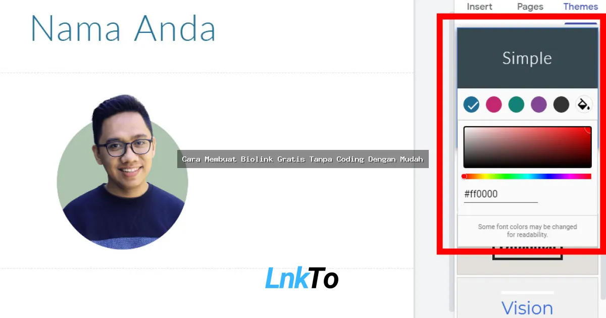 Cara Membuat Biolink Gratis Tanpa Coding Dengan Mudah: Panduan Lengkap 2024