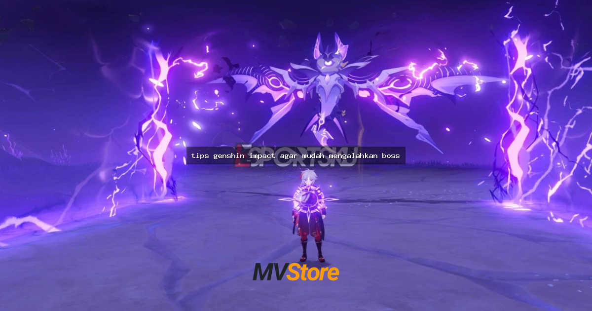 tips genshin impact agar mudah mengalahkan boss