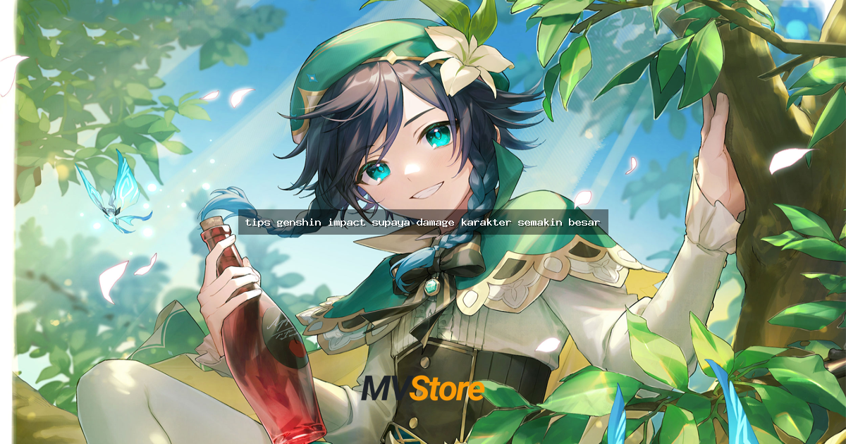 tips genshin impact supaya damage karakter semakin besar