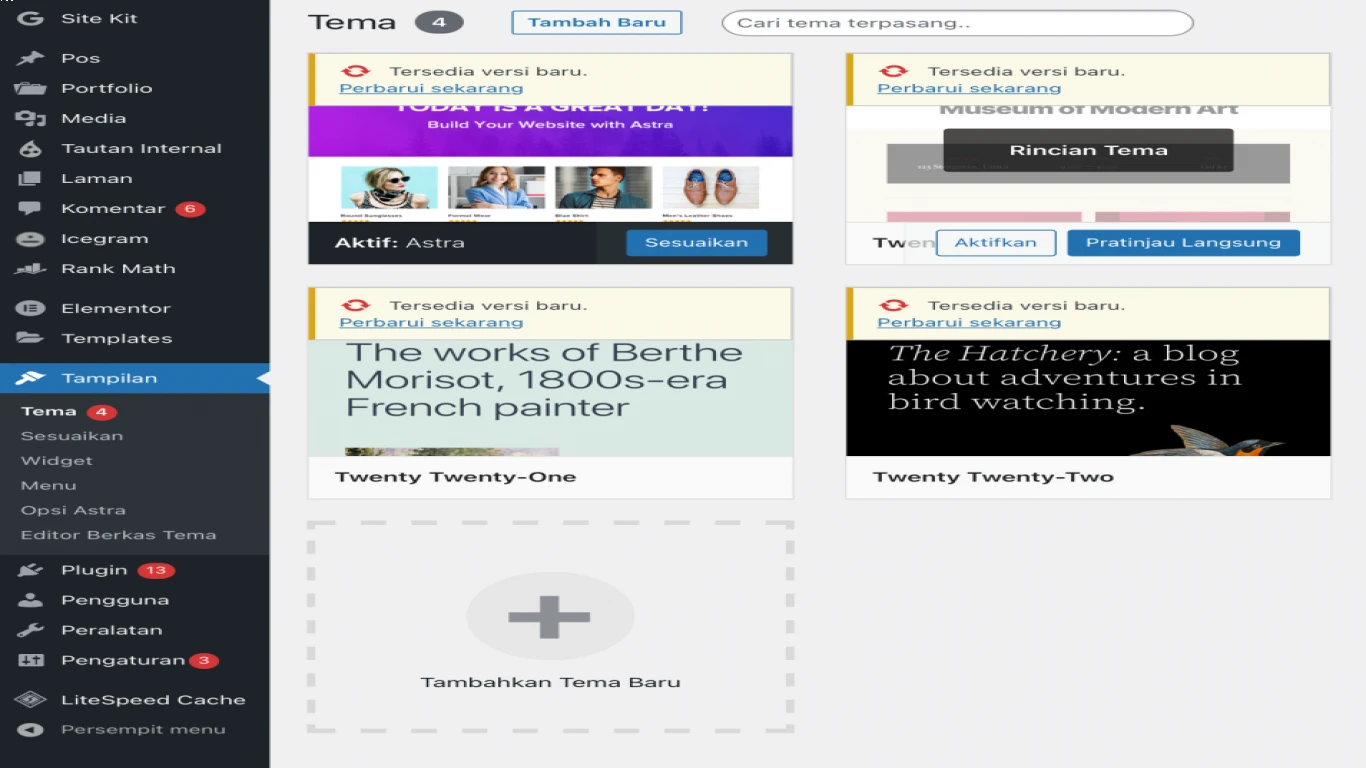 Cara Menjadikan WordPress sebagai Website Portfolio
