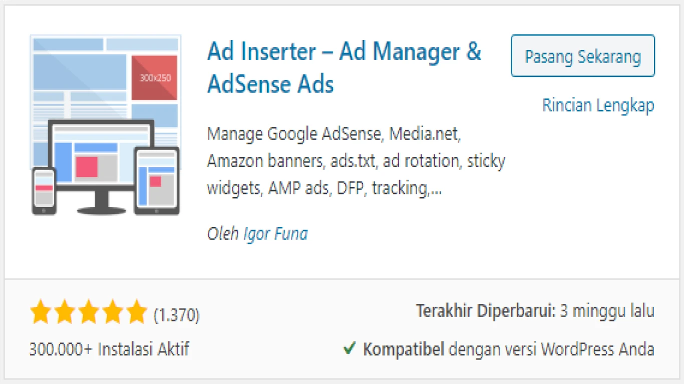 Cara Menambahkan Iklan Google AdSense ke WordPress