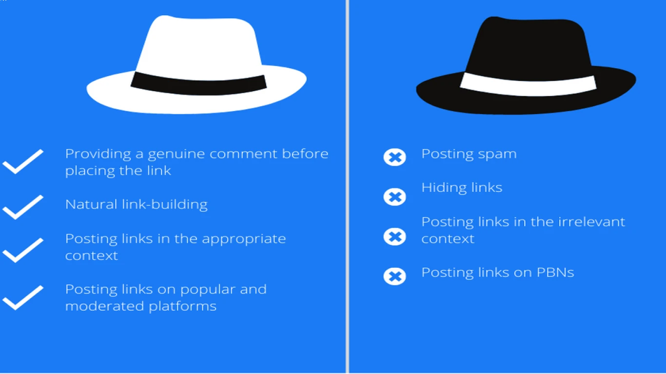 Teknik Backlink White Hat vs. Black Hat
