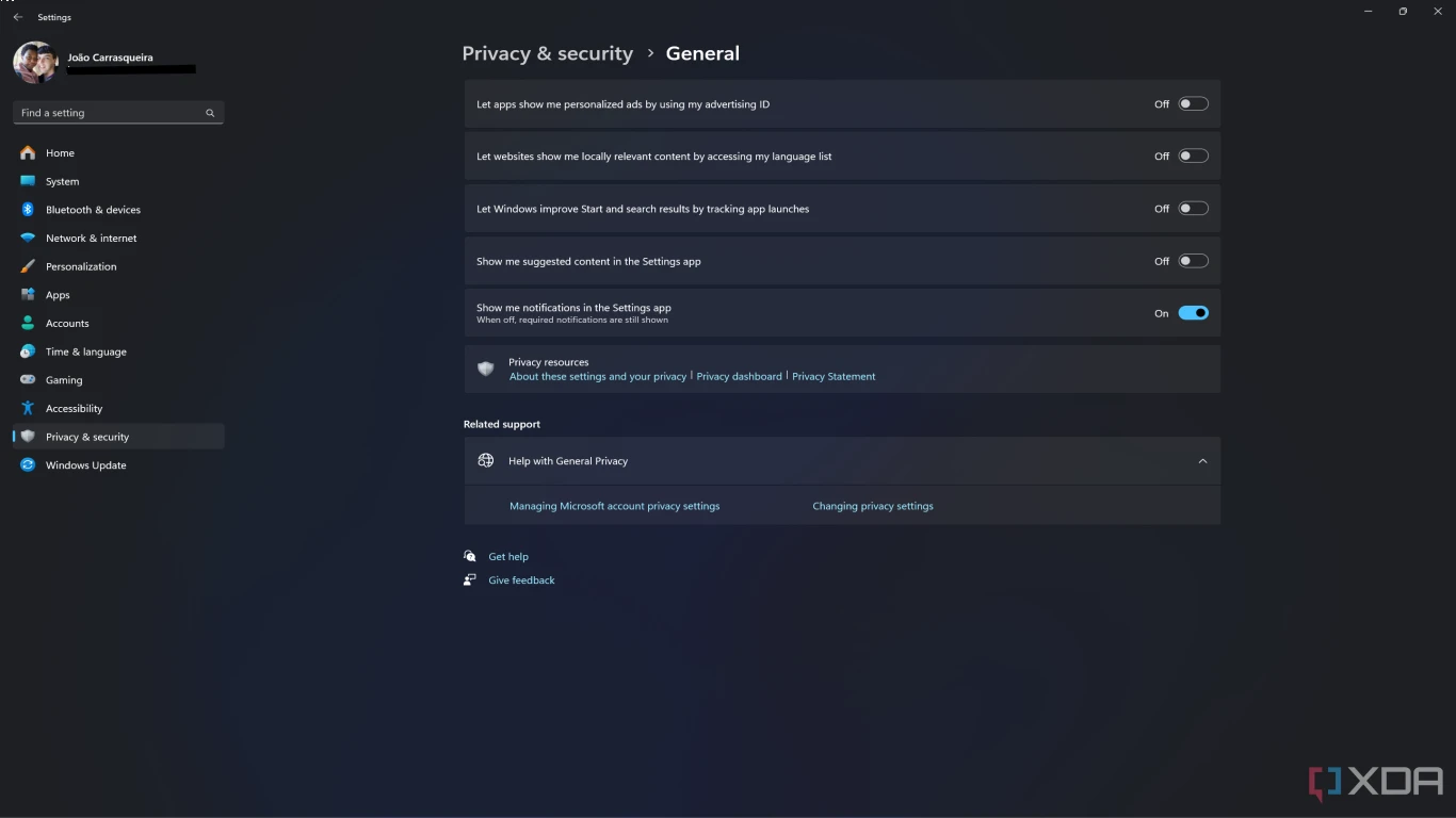 Windows Privacy Settings Guide