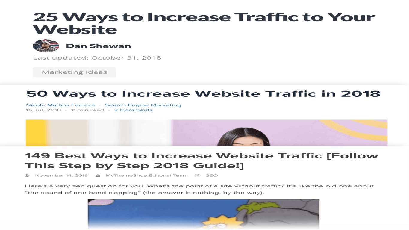 SEO Website Traffic Boosting Tips