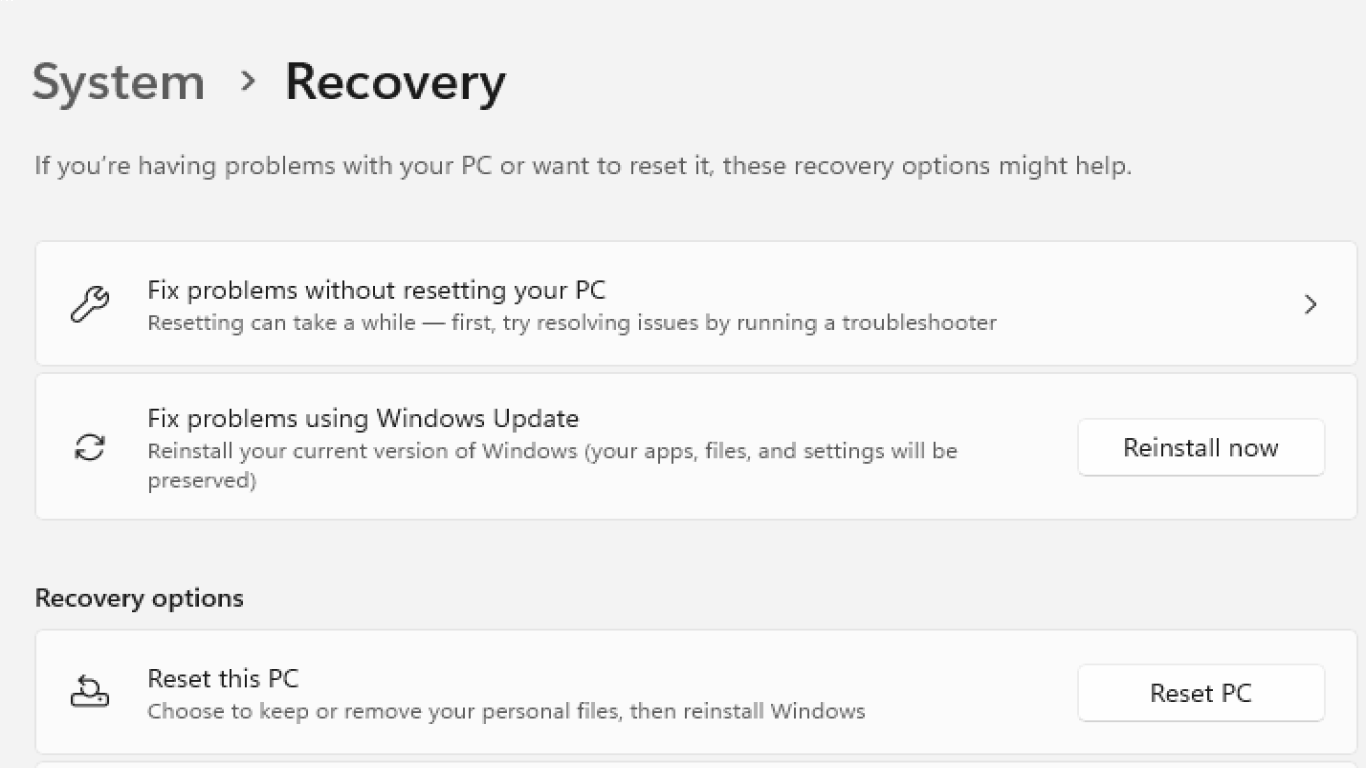 Reinstall Windows After a Crash