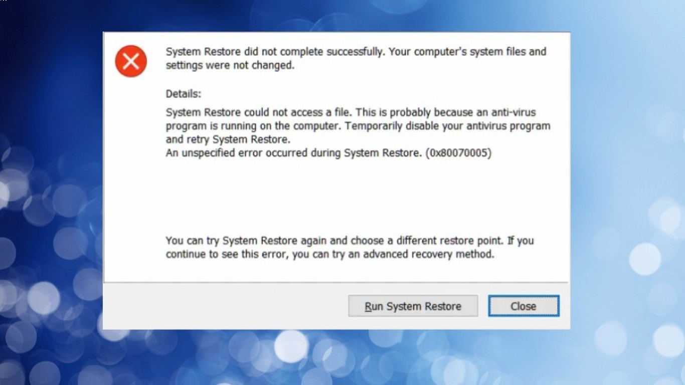 Reinstall Windows to Fix System Errors
