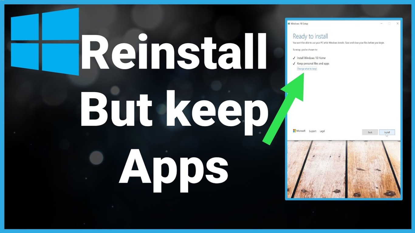 Reinstall Windows Without Losing Data
