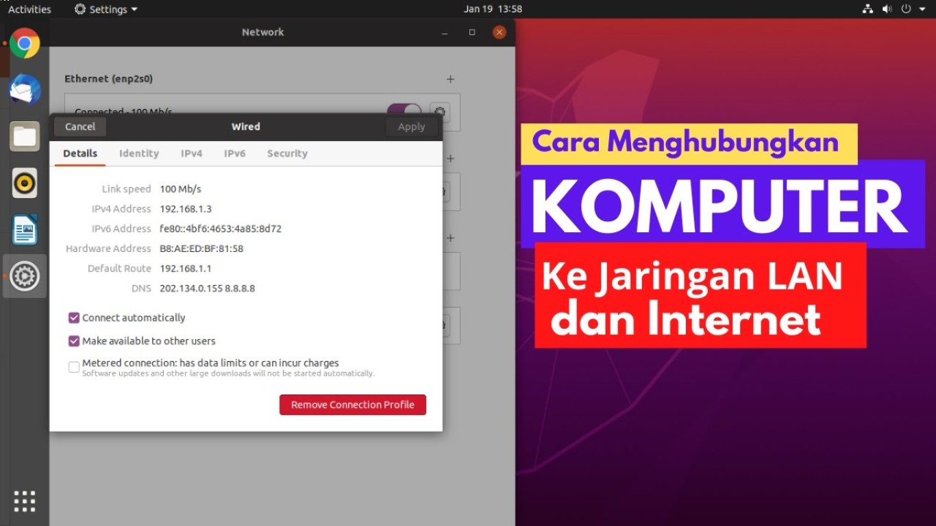 Cara Menghubungkan Ubuntu dengan Server Jarak Jauh