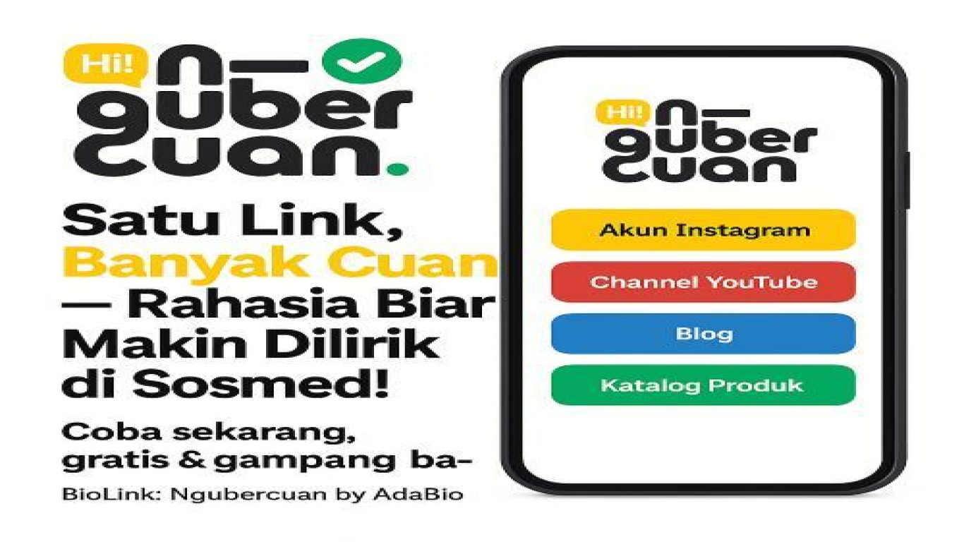 BioLink Solusi Menampilkan Banyak Link Sekaligus