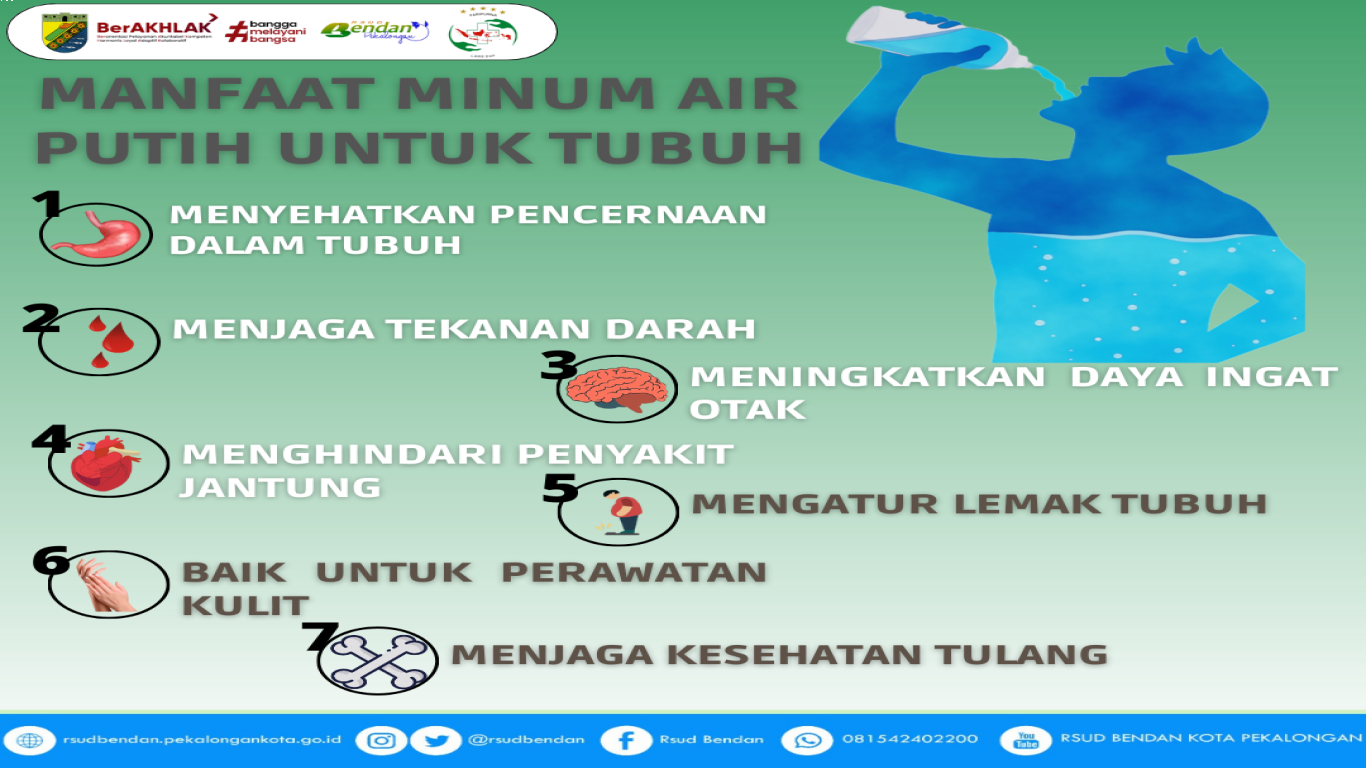 Peran Air Putih dalam Menjaga Pola Hidup Sehat