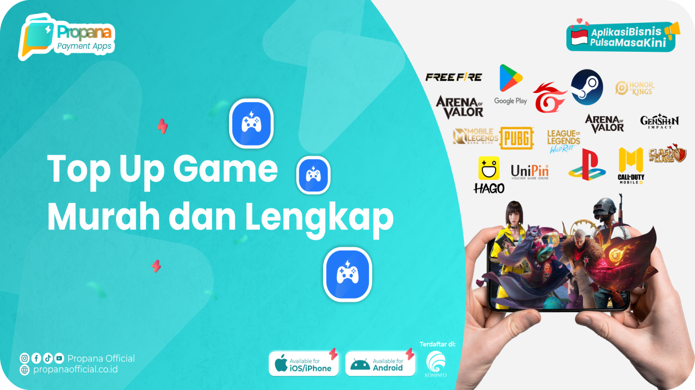 Top up game dengan metode pembayaran lengkap