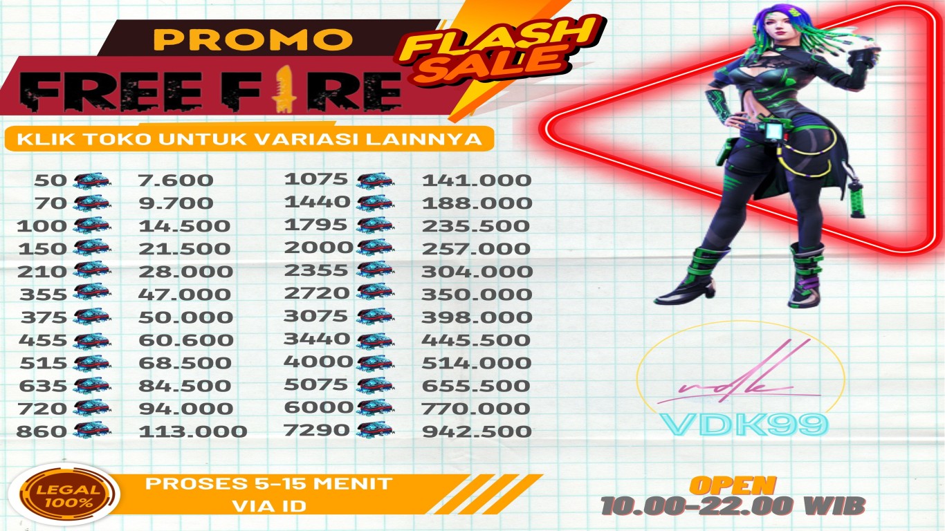 Perbandingan harga top up game populer