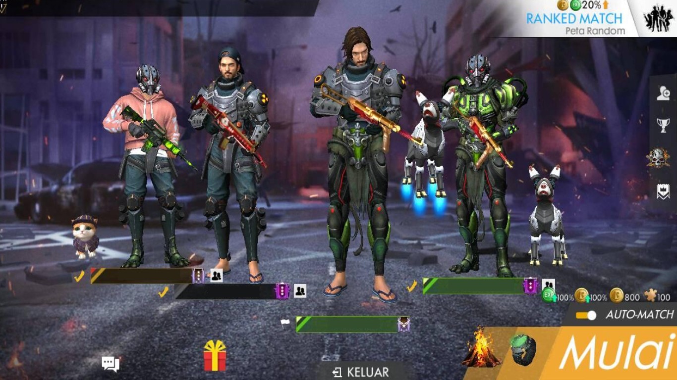 Tips jago main Free Fire untuk push rank