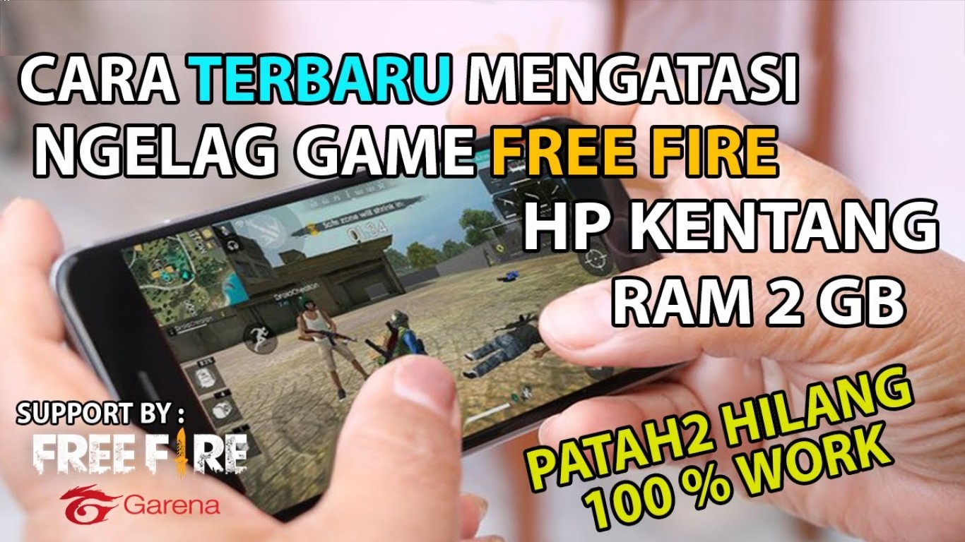 Jago main Free Fire meski pakai HP kentang