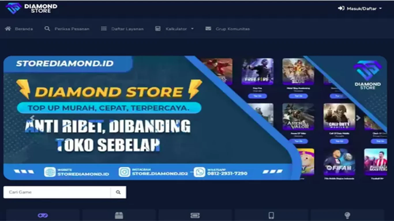 Top up game murah dan terpercaya