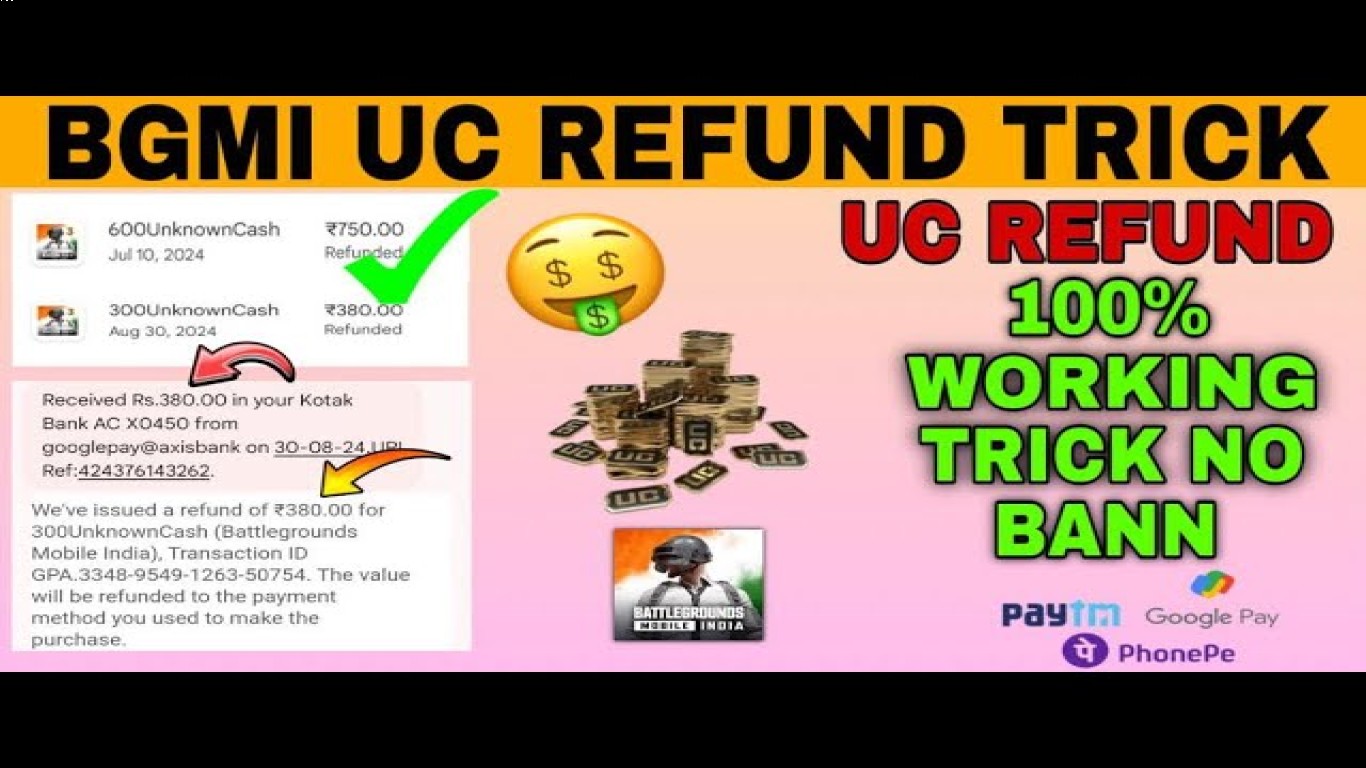 Cara refund UC PUBG Mobile yang gagal masuk