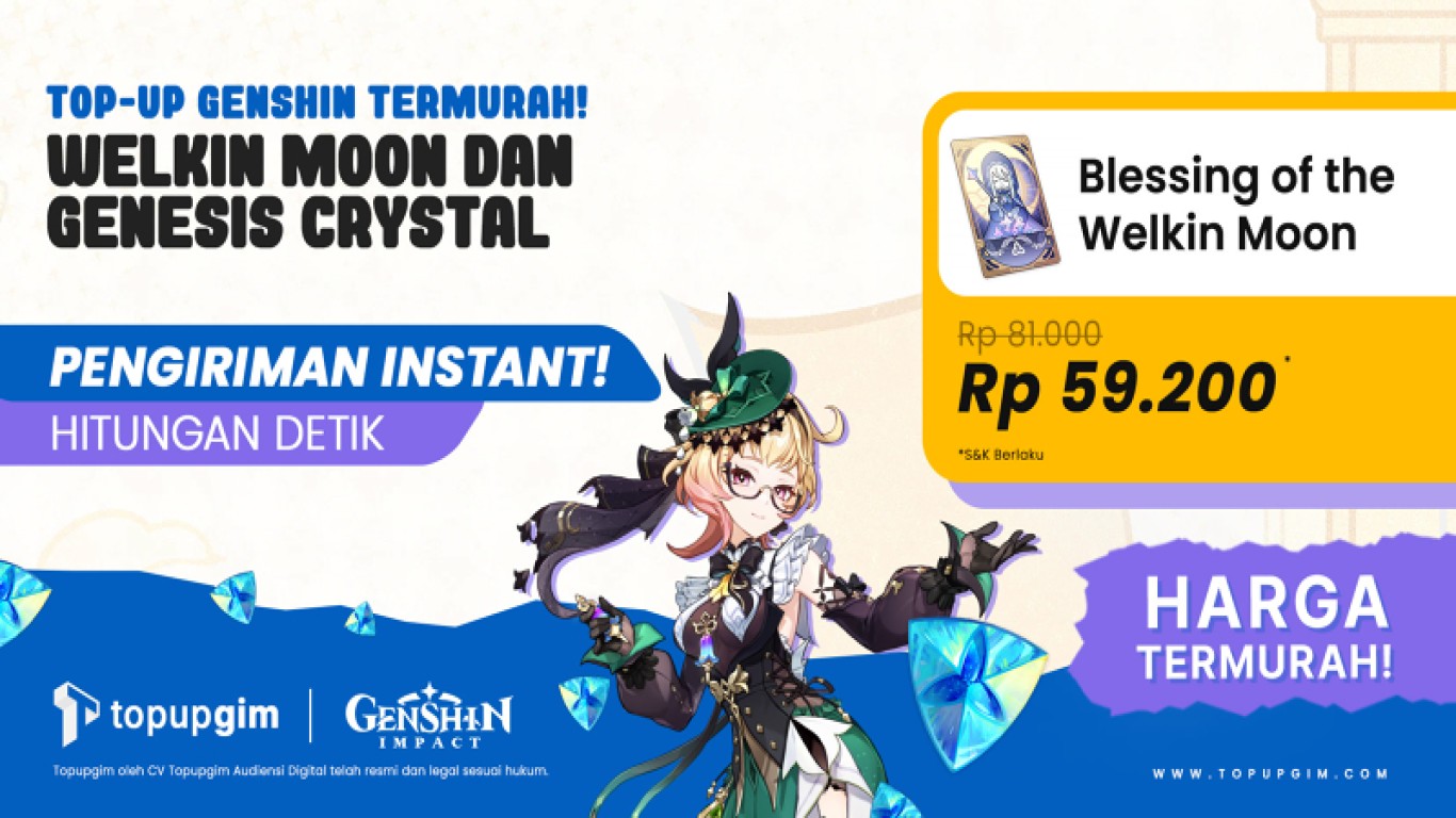 Tips hemat beli Welkin Moon Genshin