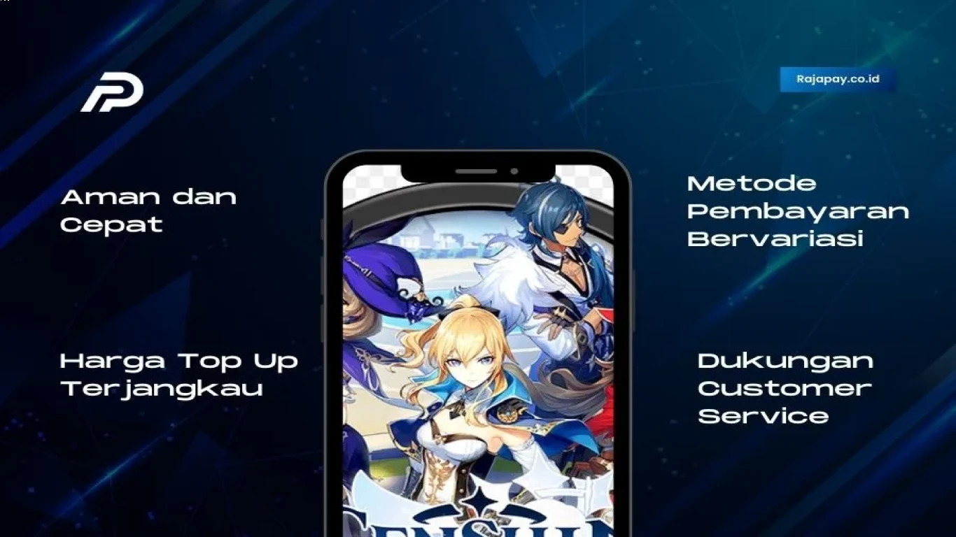 Cara top up Genshin Impact aman dan cepat