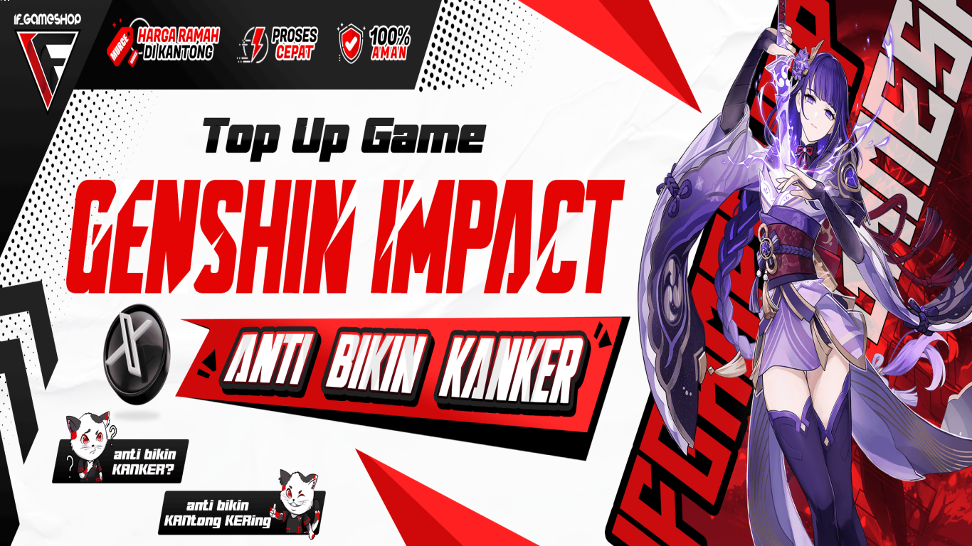 Top up Genshin Impact murah dan terpercaya