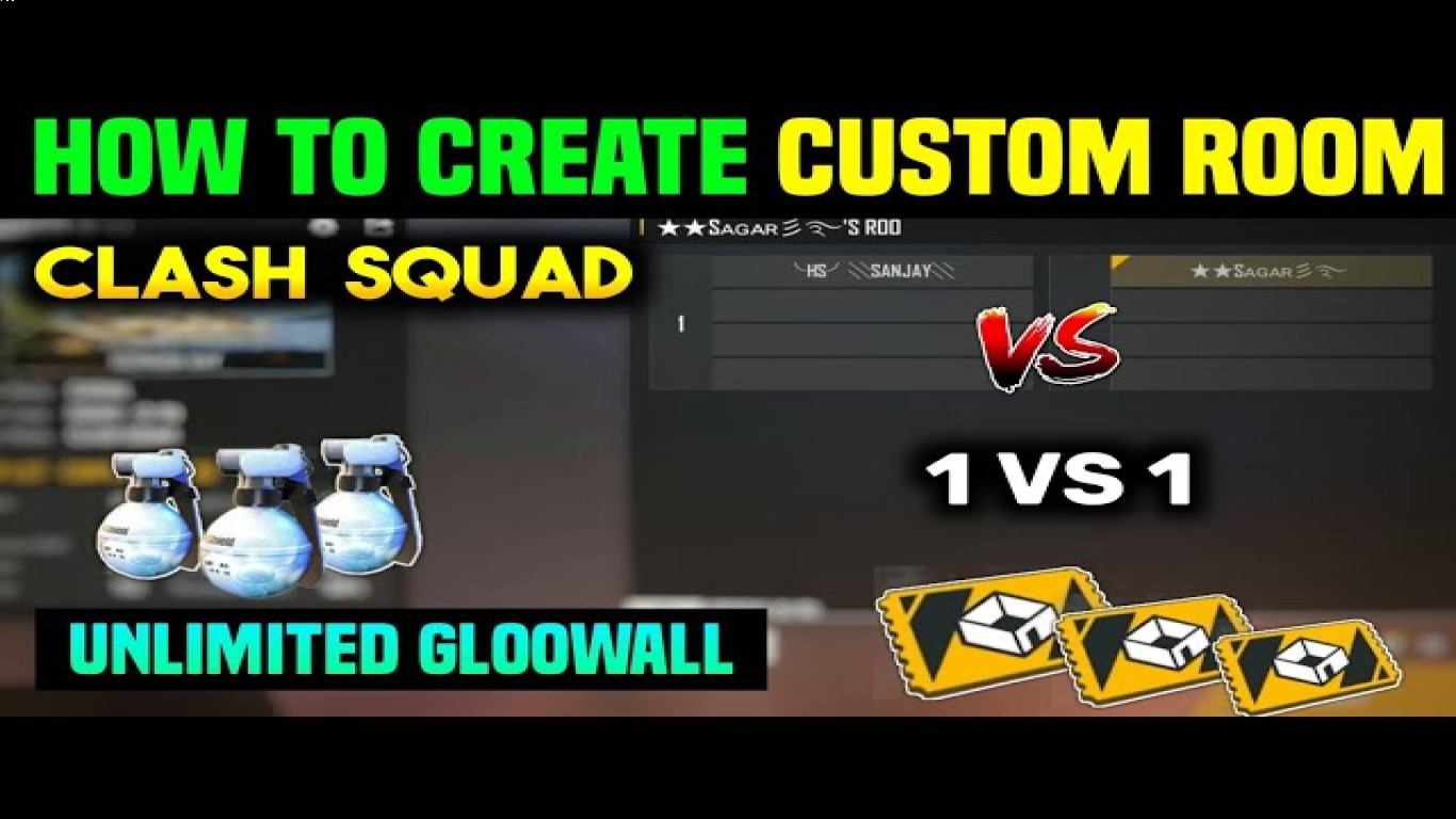 Tutorial custom room di Free Fire MAX