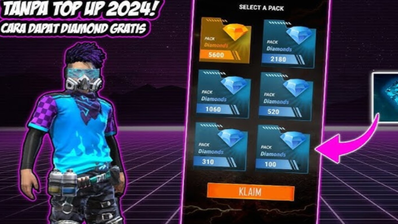 Situs terpercaya penyedia Diamond FF gratis
