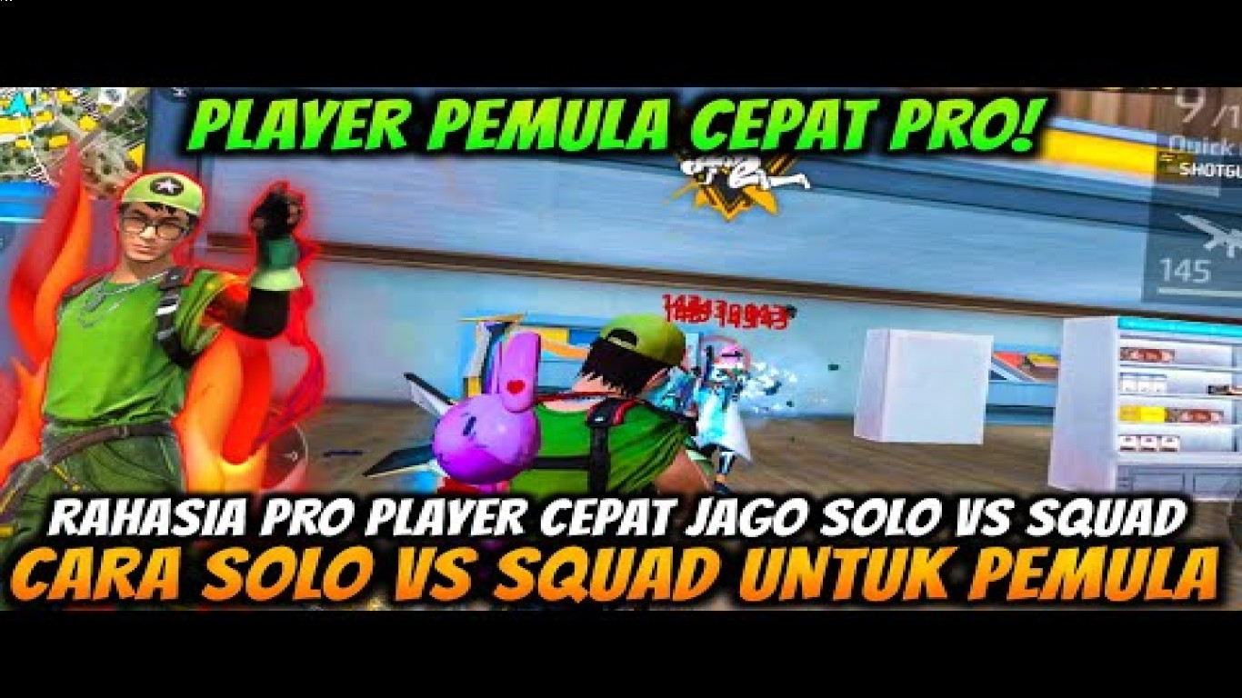 Cara jago Free Fire dengan squad kompak