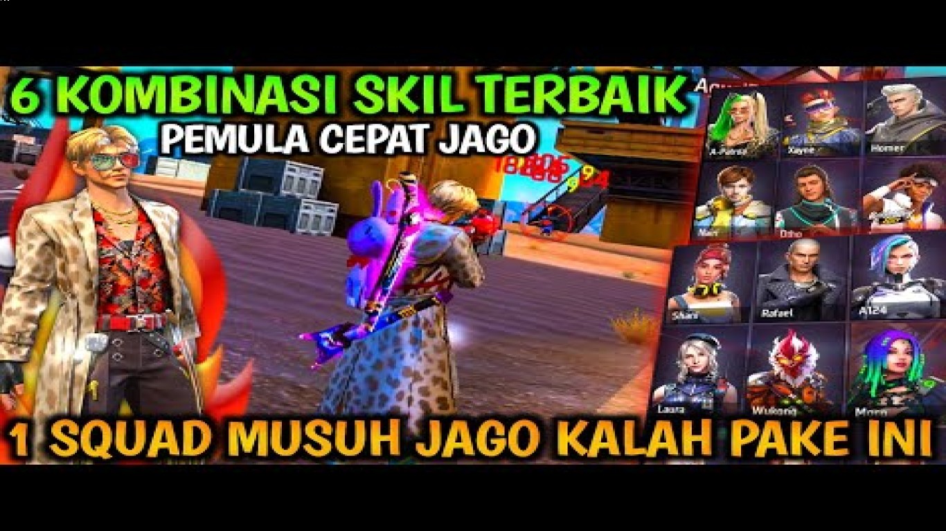 Cara jago Free Fire dengan memilih karakter tepat