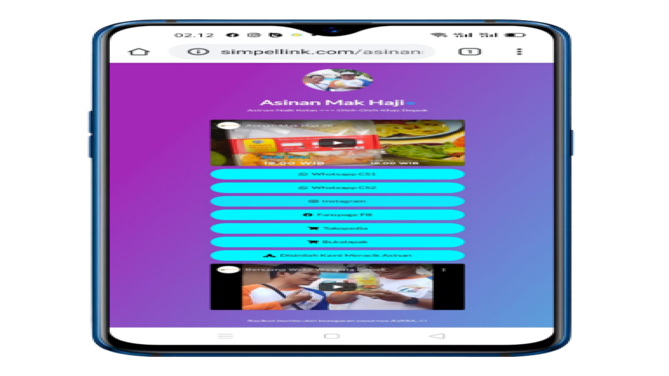 BioLink Instagram untuk promosi produk dan jasa