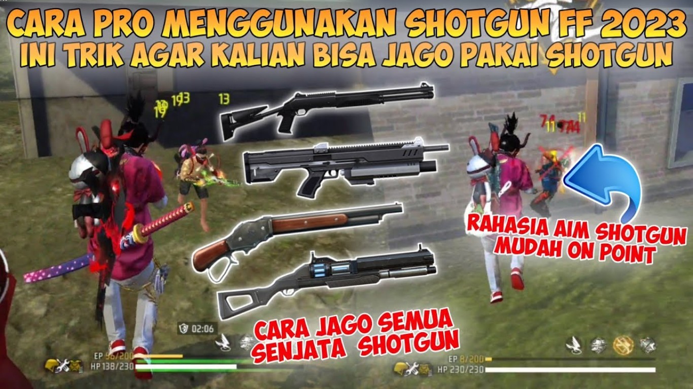 Cara jago Free Fire dengan latihan aim