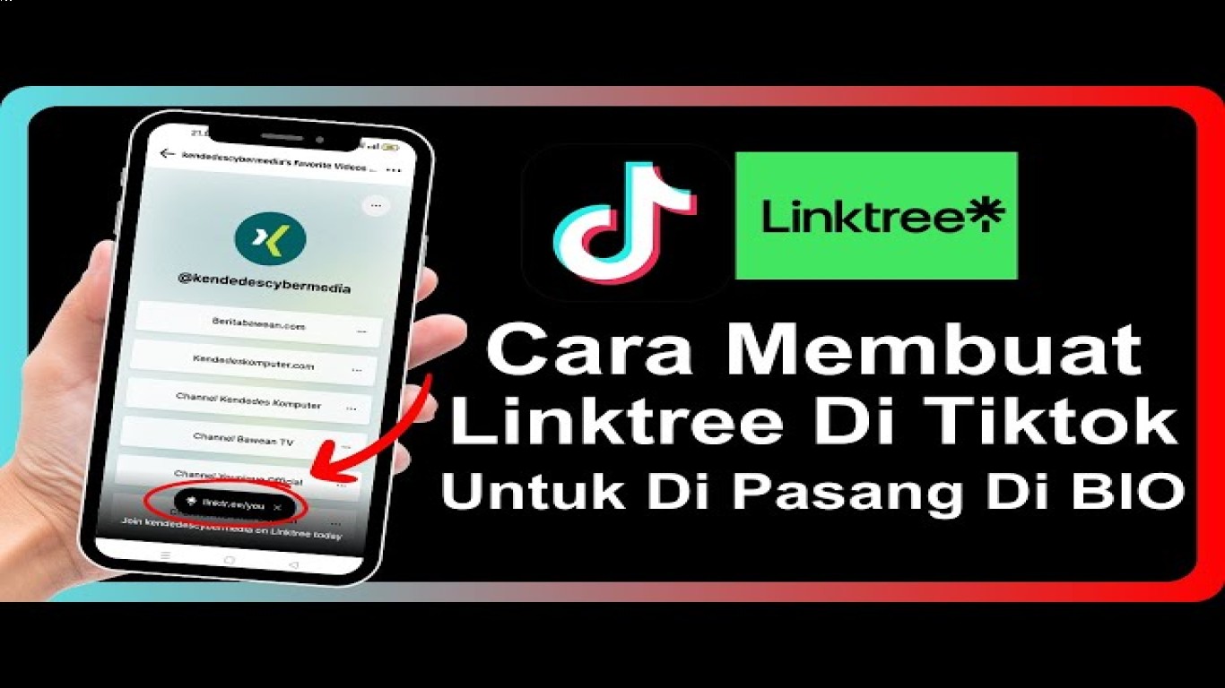 Tutorial membuat BioLink Tiktok gratis