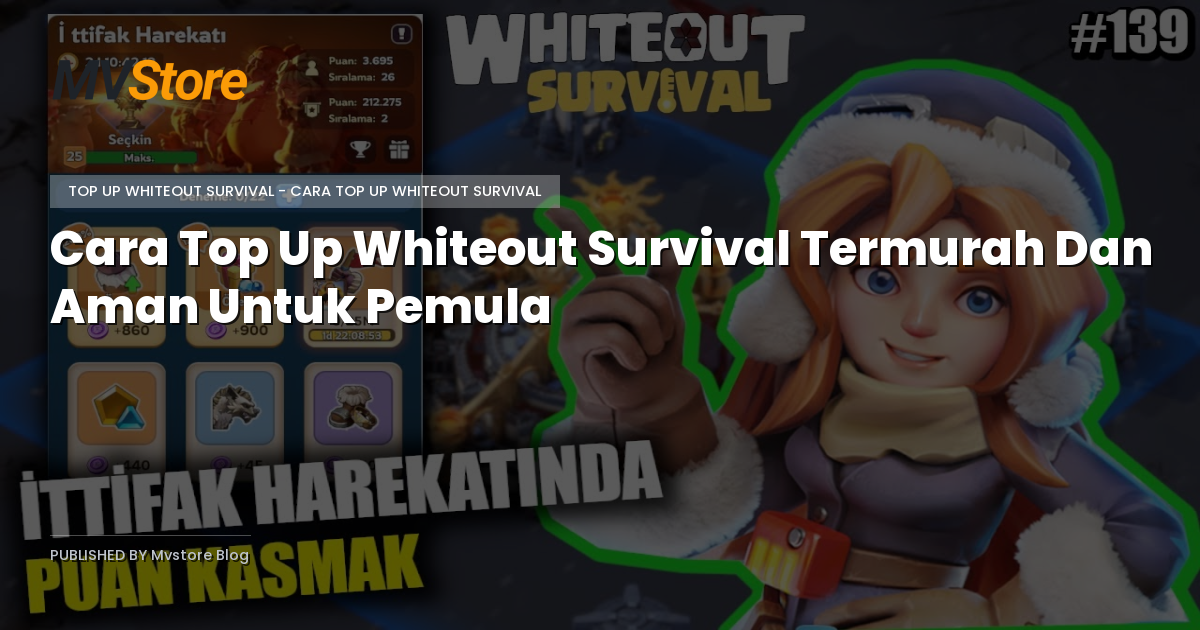 Cara Top Up Whiteout Survival Termurah Dan Aman Untuk Pemula