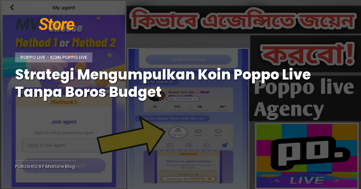 Strategi Mengumpulkan Koin Poppo Live Tanpa Boros Budget