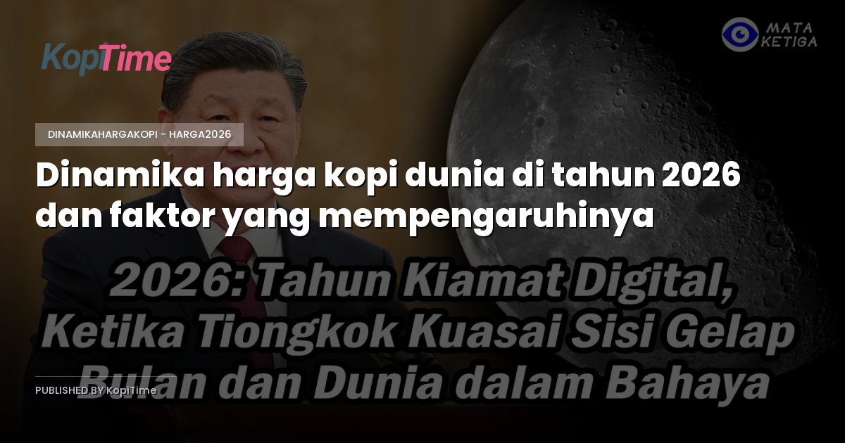 Dinamika harga kopi dunia di tahun 2026 dan faktor yang mempengaruhinya