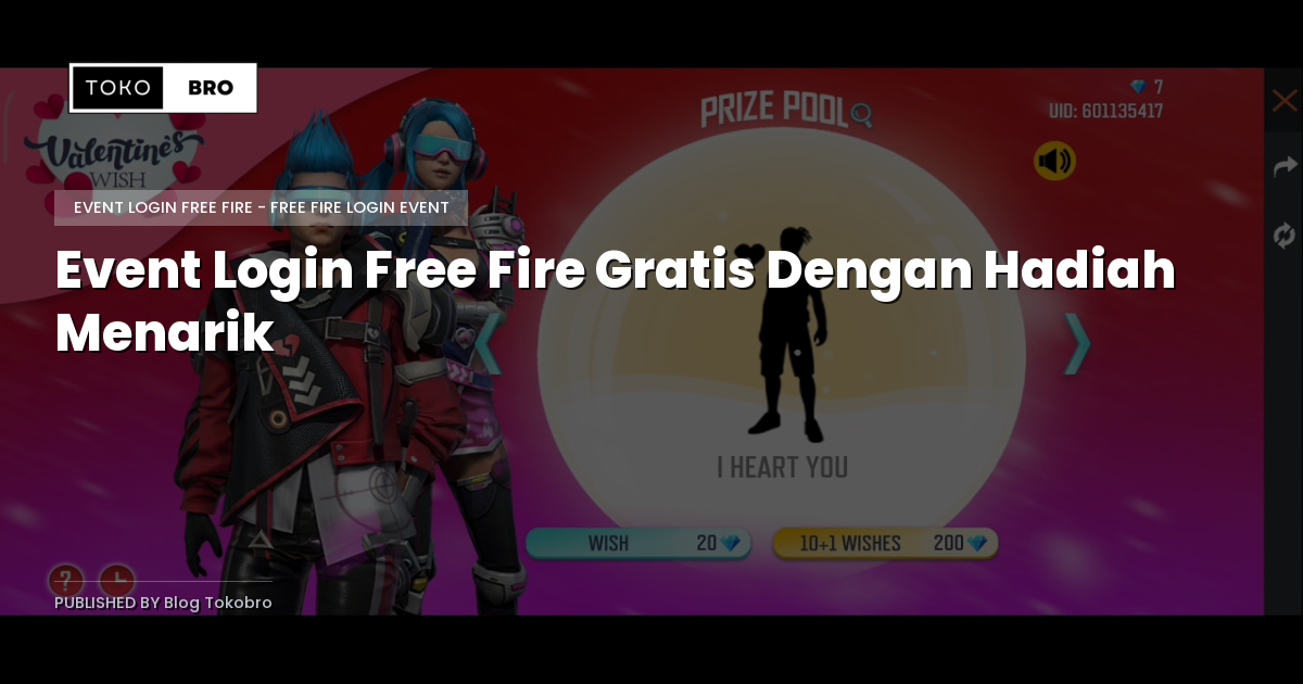 Event Login Free Fire Gratis Dengan Hadiah Menarik