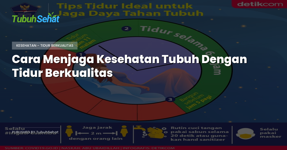 Cara Menjaga Kesehatan Tubuh Dengan Tidur Berkualitas