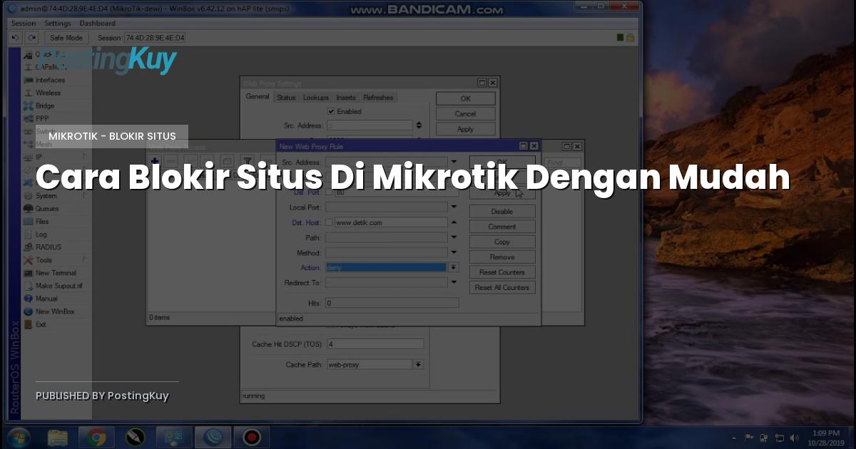 Cara Blokir Situs Di Mikrotik Dengan Mudah
