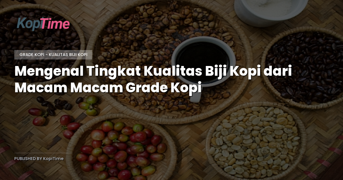 Mengenal Tingkat Kualitas Biji Kopi dari Macam Macam Grade Kopi