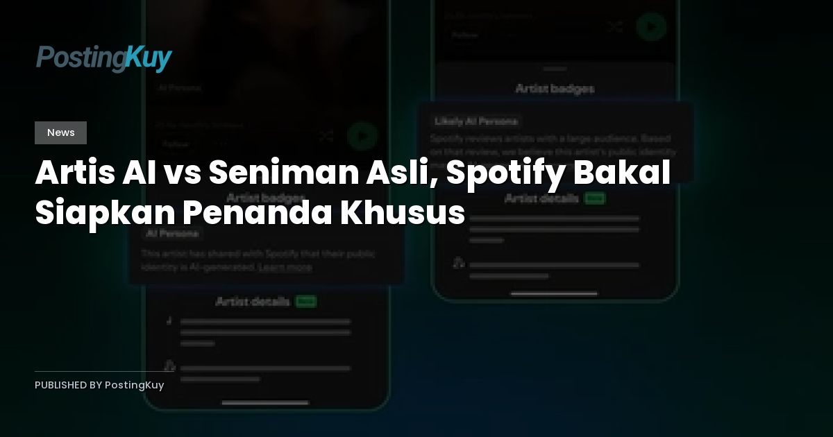 Artis AI vs Seniman Asli, Spotify Bakal Siapkan Penanda Khusus
