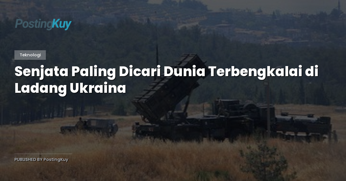 Senjata Paling Dicari Dunia Terbengkalai di Ladang Ukraina