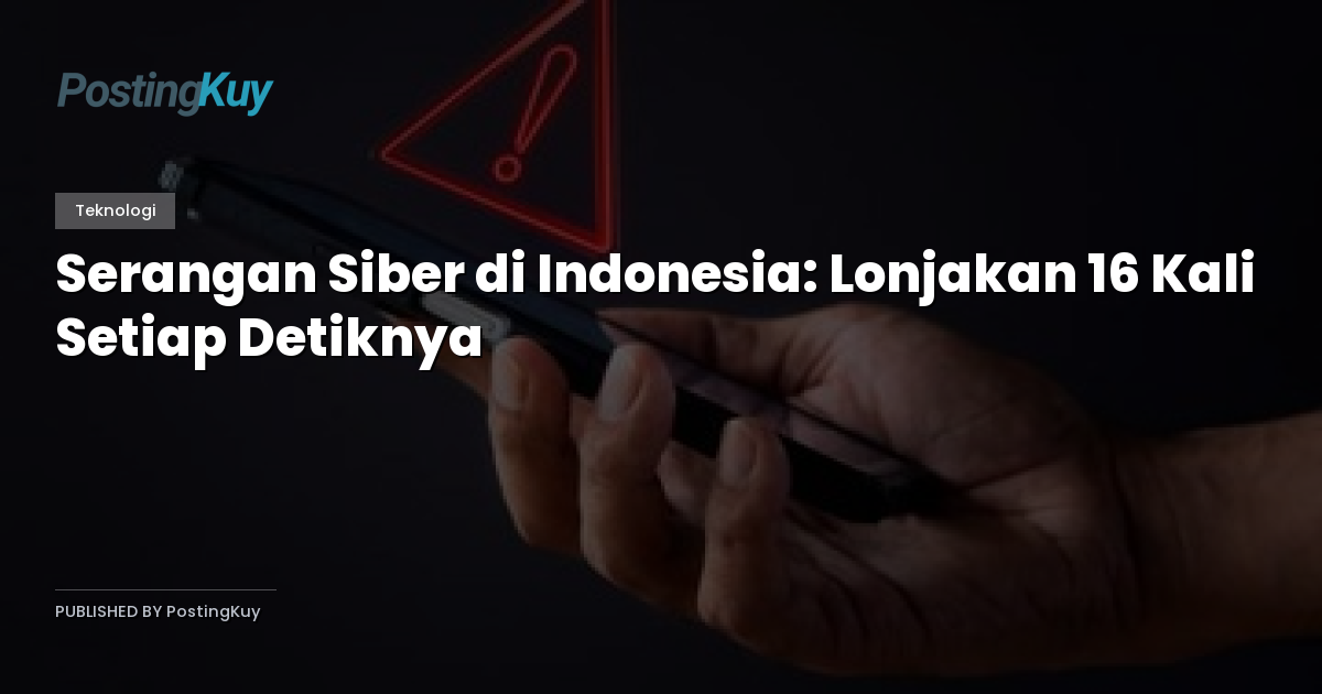 Serangan Siber di Indonesia: Lonjakan 16 Kali Setiap Detiknya